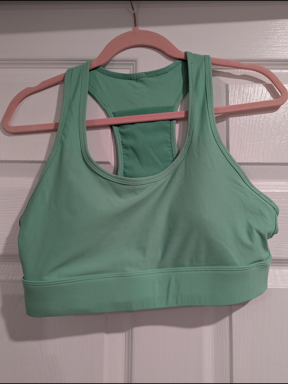 Fabletics Mint Green Racerback Sports Bra